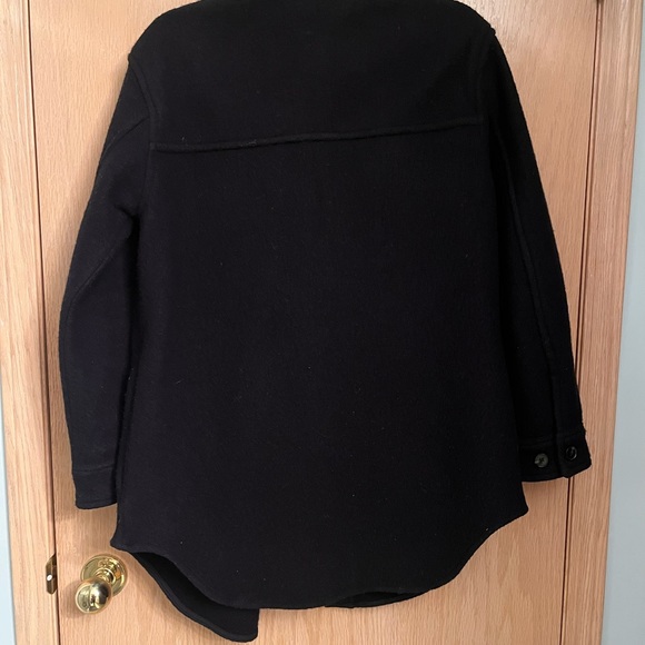 Aritzia Wilfred Ganna Shacket Black - Picture 4 of 4